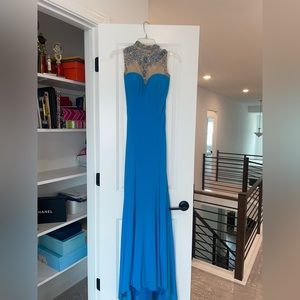 Beautiful Blue Prom Gown